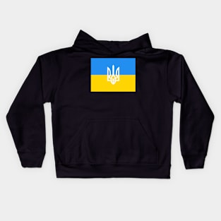 Ukraine Flag Kids Hoodie